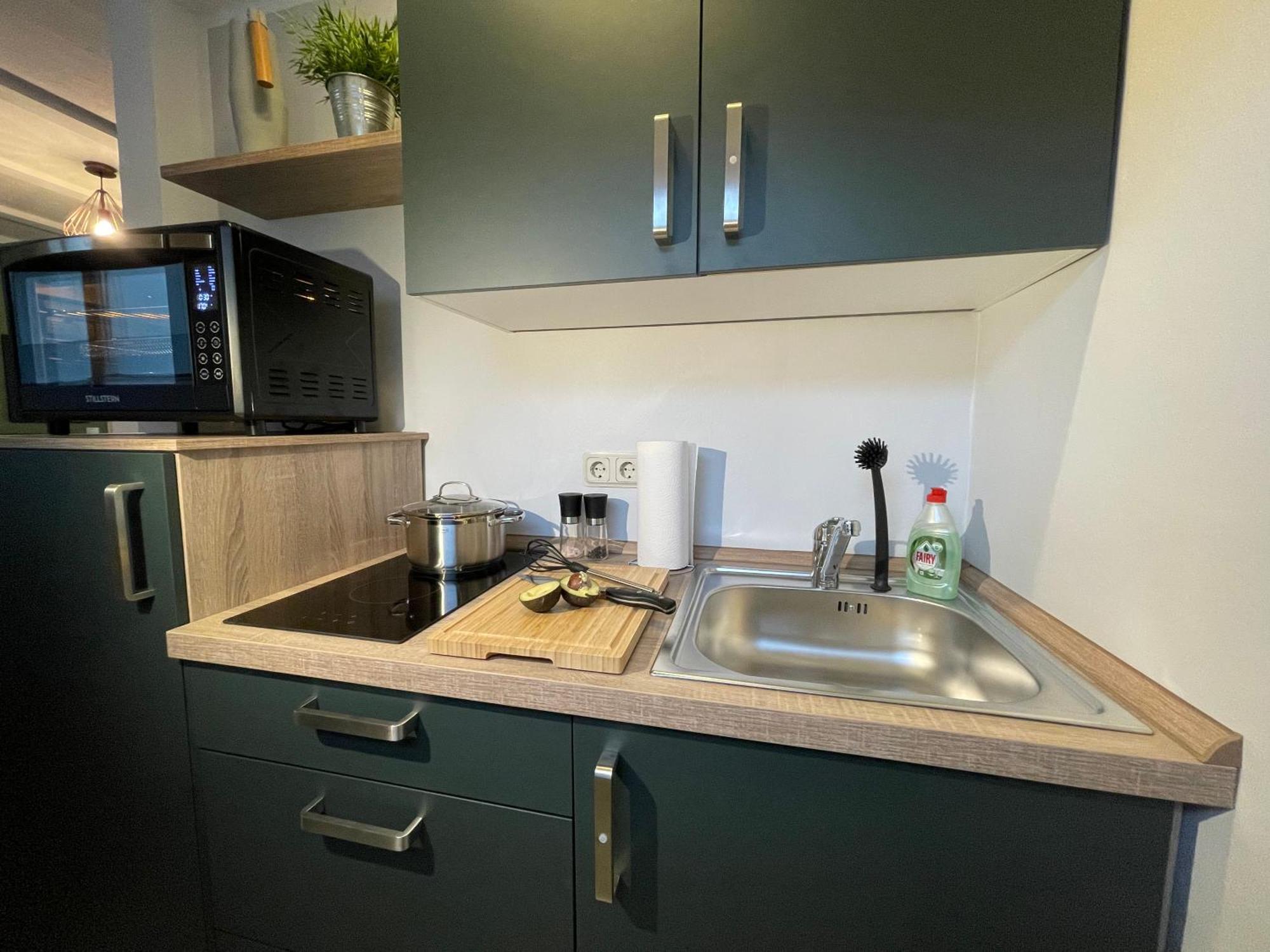 Wolfsbutze - Zentrales Motto Apartment フェルデン エクステリア 写真
